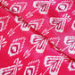 Pink Abstract Print Crepe Fabric MTF-27236