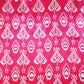 Pink Abstract Print Crepe Fabric MTF-27236