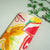 Peach Abstract Print Crepe Fabric MTF-27237