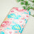 Peach Ikkat Print Crepe Fabric MTF-27240