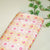Peach Ikkat Print Crepe Fabric MTF-27241