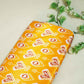 Mustard Yellow Print Crepe Fabric MTF-27245