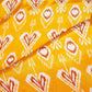 Mustard Yellow Print Crepe Fabric MTF-27245