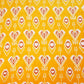 Mustard Yellow Print Crepe Fabric MTF-27245