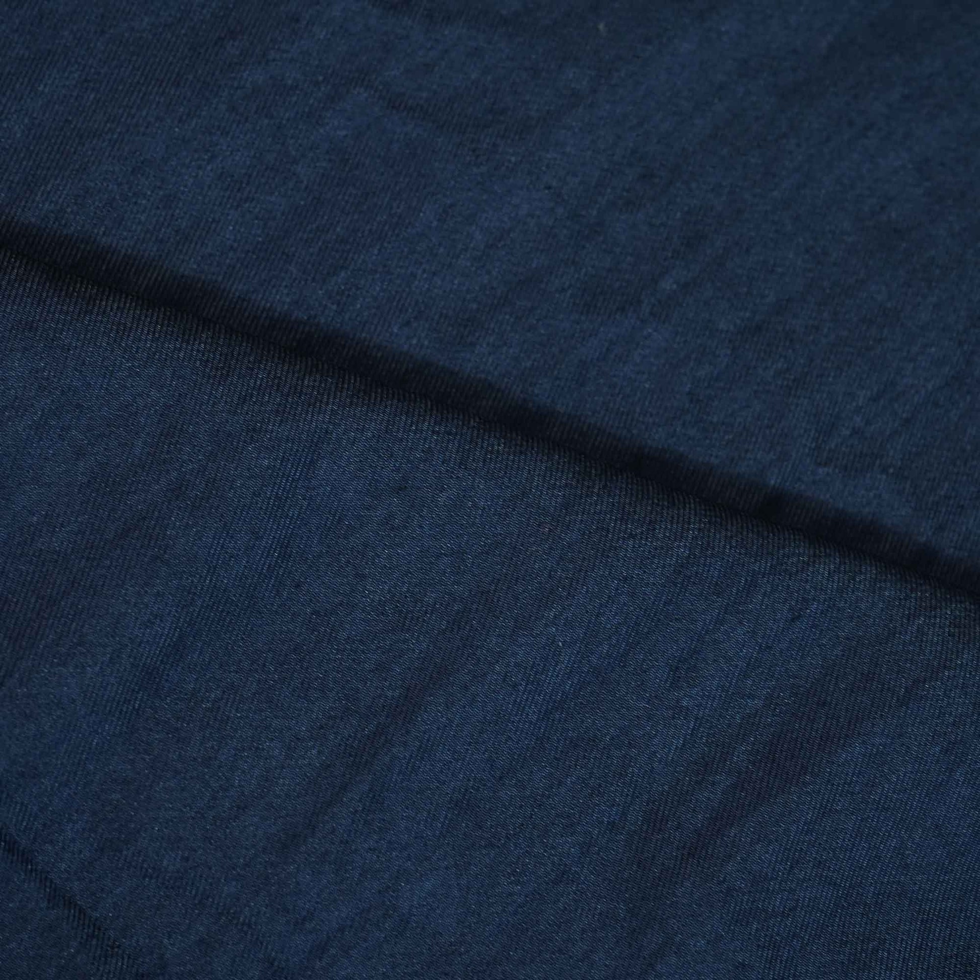 Navy Blue Solid Denim AF-27257