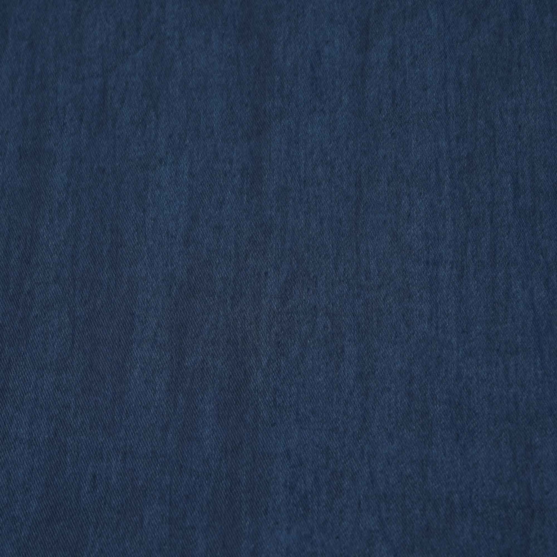 Navy Blue Solid Denim AF-27257