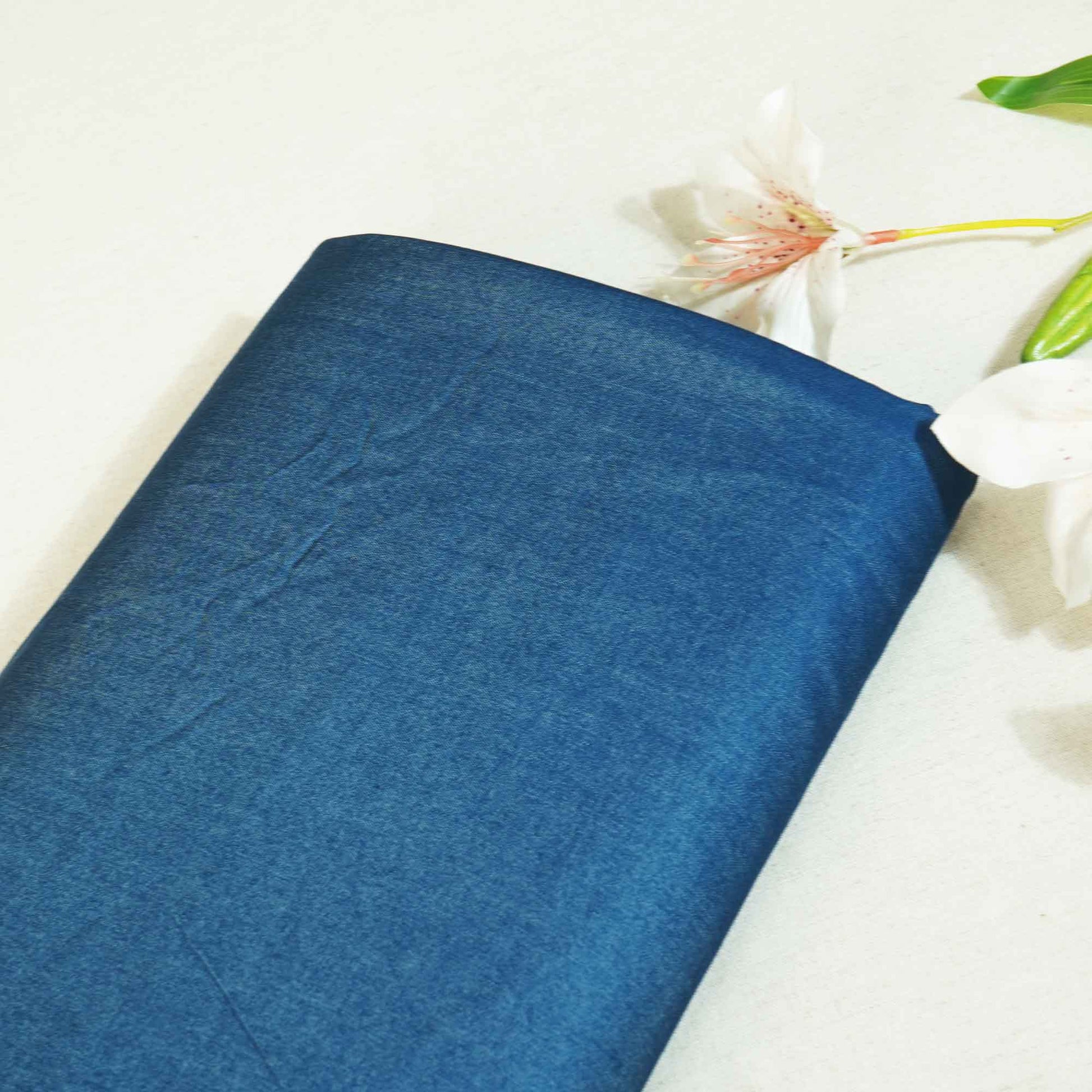 Blue Solid Denim AF-27258