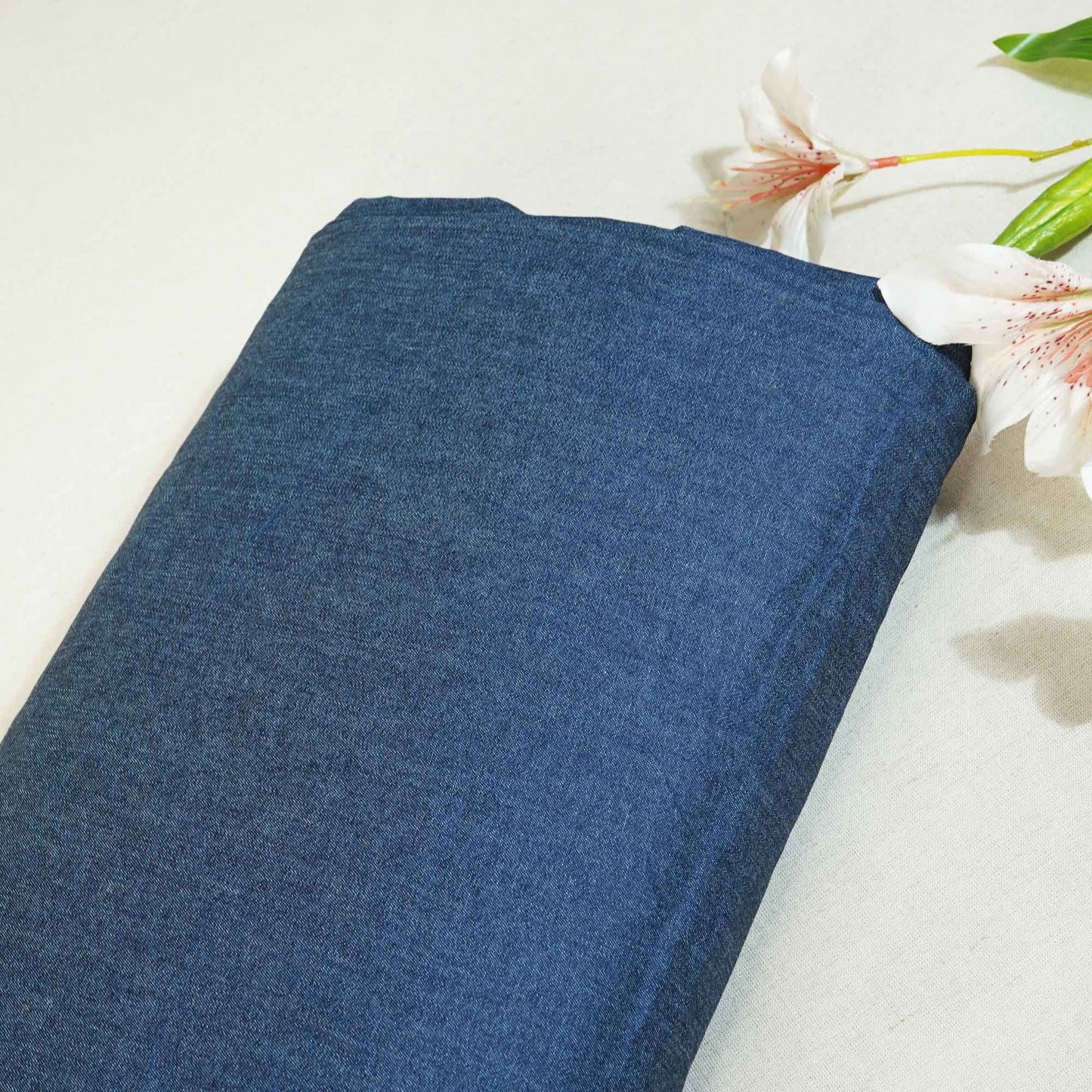 Blue Solid Denim AF-27259