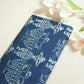 Indigo abstract Ajrakh Modal Silk Fabric ASK-27263