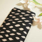 Black Abstract Print Modal Silk Fabric ASK-27266