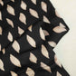 Black Abstract Print Modal Silk Fabric ASK-27266