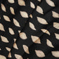 Black Abstract Print Modal Silk Fabric ASK-27266
