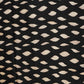 Black Abstract Print Modal Silk Fabric ASK-27266