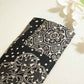 Black Floral Ajrakh Print Modal Silk Fabric ASK-27267