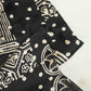 Black Floral Ajrakh Print Modal Silk Fabric ASK-27267