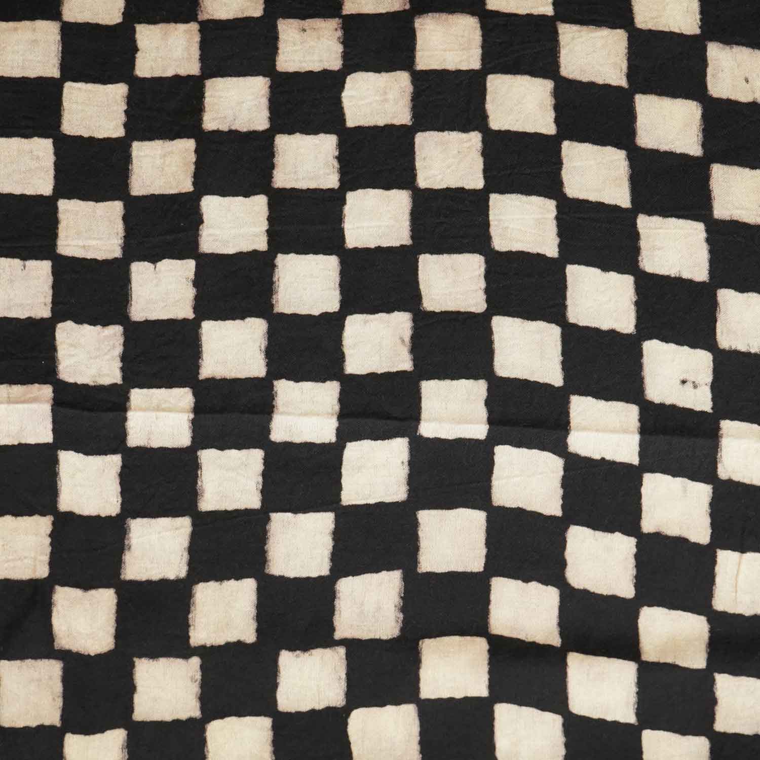 Black & White Checks Modal Silk Fabric ASK-27268