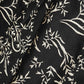 Black Floral Modal Silk Fabric ASK-27269