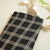 Black & White Checks Modal Silk Fabric ASK-27272