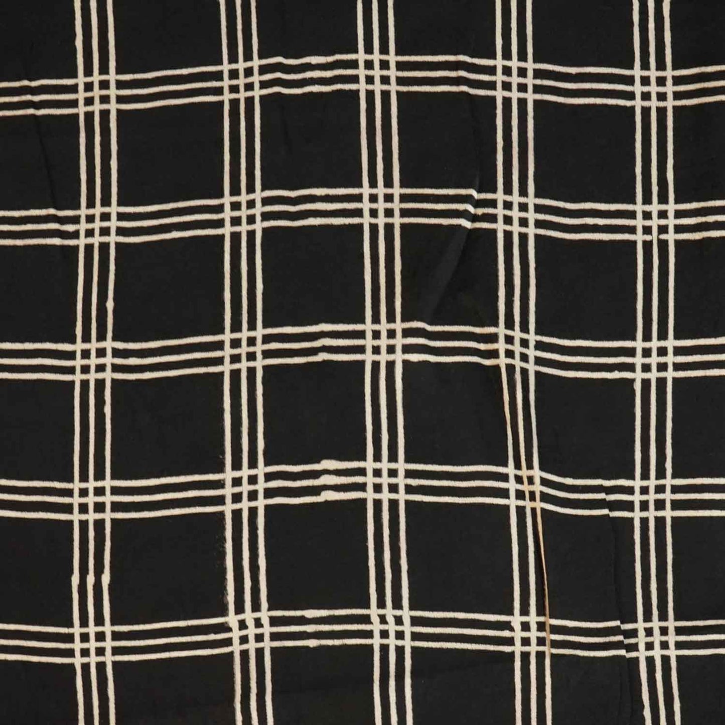 Black & White Checks Modal Silk Fabric ASK-27272