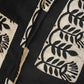 Black Ajrakh Modal Silk Fabric ASK-27275