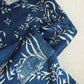 Blue Floral Modal Silk Fabric ASK-27280