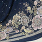 Blue Embroidery Cut Dana Organza Fabric WI-27283