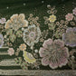 Dark Green Embroidery Cut Dana Organza Fabric WI-27284