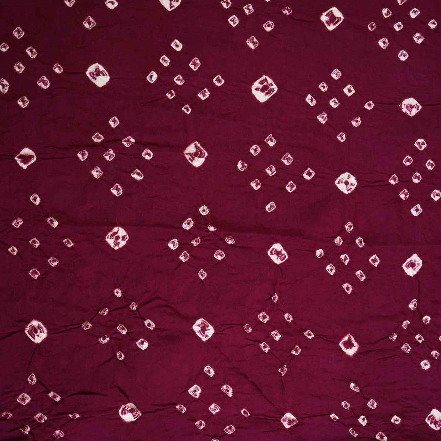 Purple Bandhani Print Modal Silk Fabric SC-28273