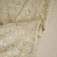 Lemon Yellow Paisley Sequins Embroidery Chikankari Georgette Fabric DRAJ-28274