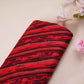 Wine & Pink abstract print Viscose Organza Fabric MF-27524