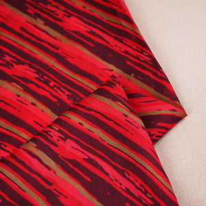 Wine & Pink abstract print Viscose Organza Fabric MF-27524 - TradeUNO