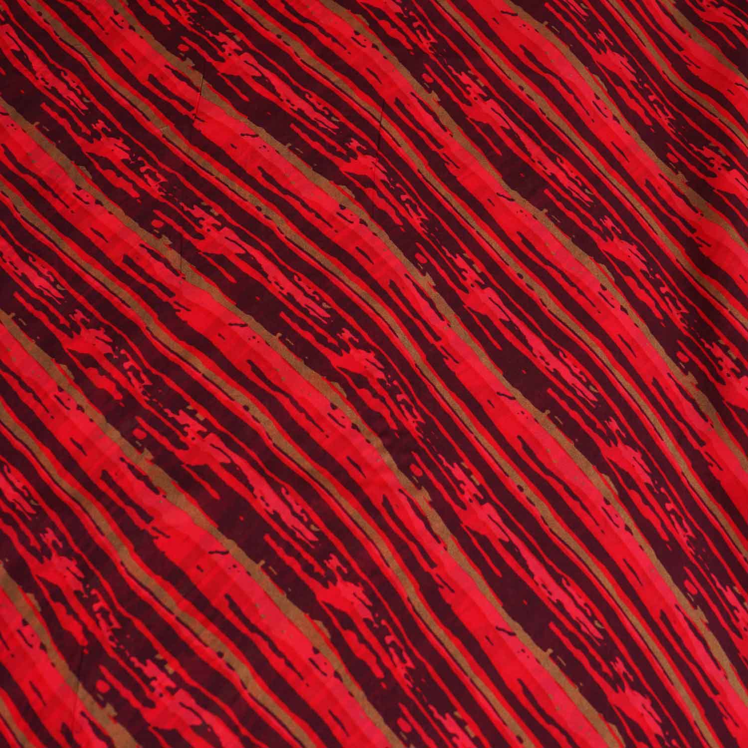 Wine & Pink abstract print Viscose Organza Fabric MF-27524 - TradeUNO