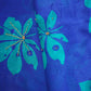 Purple Floral hand embroidery Chinon Fabric MF-27530