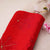 Red Floral hand embroidery Chinon Fabric MF-27531