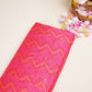 Pink Abstract Print Chinon Fabric NF-27565