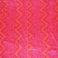 Pink Abstract Print Chinon Fabric NF-27565