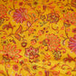 Lime Green Floral Print Chinon Fabric NF-27576