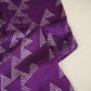 Purple Tropical Print Modal Satin Fabric SF-27583