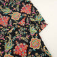 Black With Multicolour Floral Zari Embroidery Crepe Fabric VPC-27790