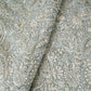Sea Green Paisley Sequins Embroidery Chikankari Georgette Fabric DRAJ-28278