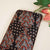 Black Ajrakh Print Mashru Silk Fabric IA-27800