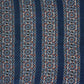 Blue Ajrakh Print Mashru Silk Fabric IA-27807