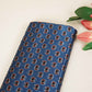 Blue Ajrakh Print Mashru Silk Fabric IA-27810