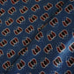 Blue Ajrakh Print Mashru Silk Fabric IA-27810