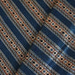 Blue Ajrakh Print Mashru Silk Fabric IA-27811