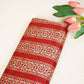 Red Ajrakh Print Mashru Silk Fabric IA-27815