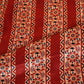 Red Ajrakh Print Mashru Silk Fabric IA-27815