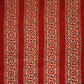 Red Ajrakh Print Mashru Silk Fabric IA-27815
