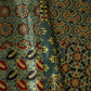 Green Ajrakh Print Mashru Silk Fabric IA-27817