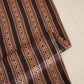 Brown Ajrakh Print Mashru Silk Fabric IA-27820